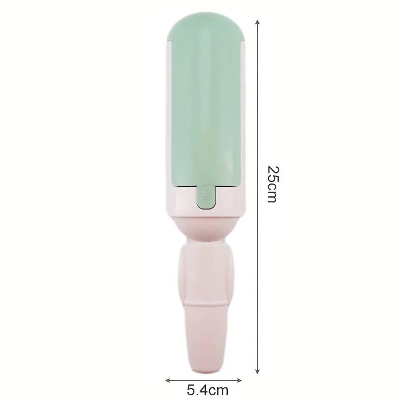 Reusable pet hair remover roller for furniture and car seats
