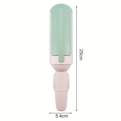 Reusable pet hair remover roller for furniture and car seats